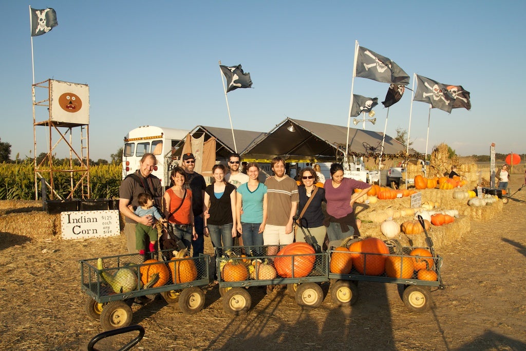 2011 Picking pumpkins