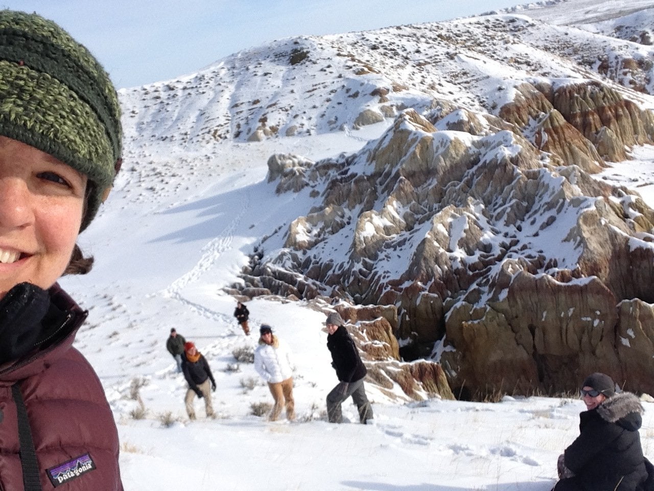 Hiking in the badlands 2015
