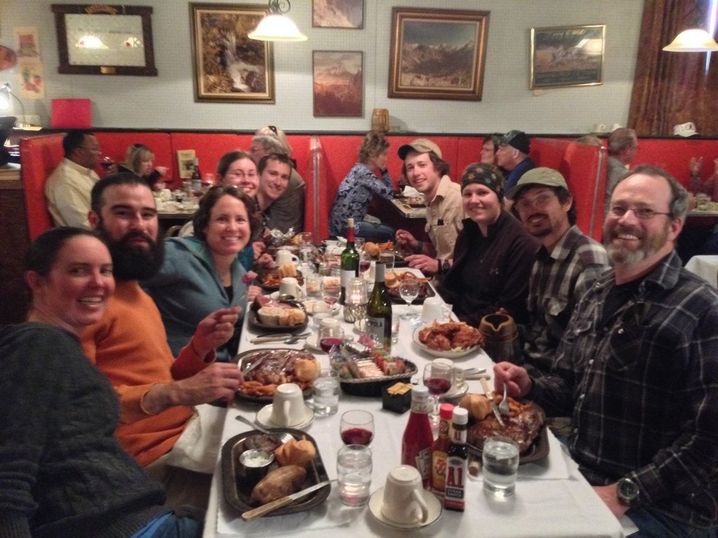 End of season dinner at Svilar's, 2014